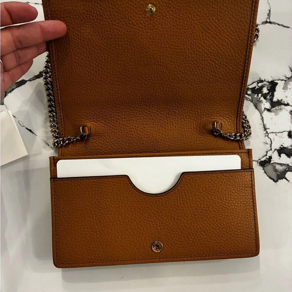 Gucci Soho Leather Wallet On Chain NWOT - Picture 8 of 10